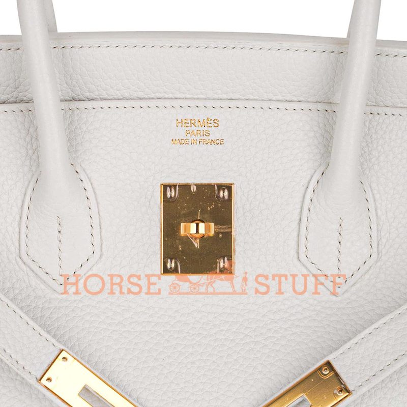 Hermès Birkin 35 White Clemence GHW