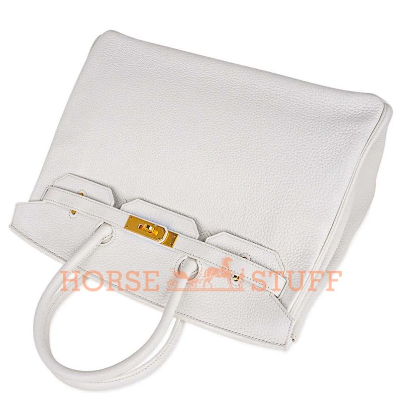 Hermès Birkin 35 White Clemence GHW