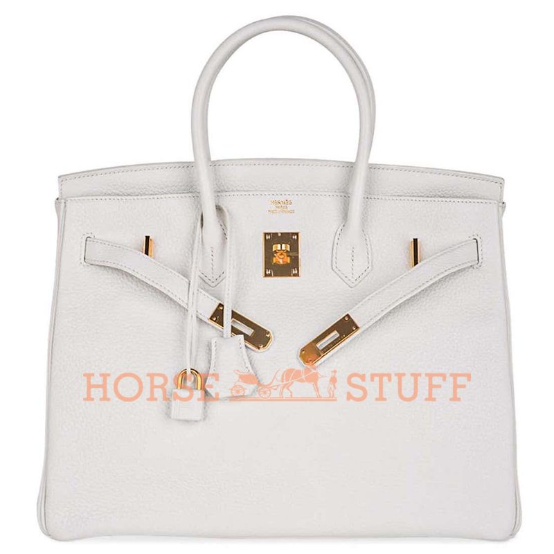 Hermès Birkin 35 White Clemence GHW