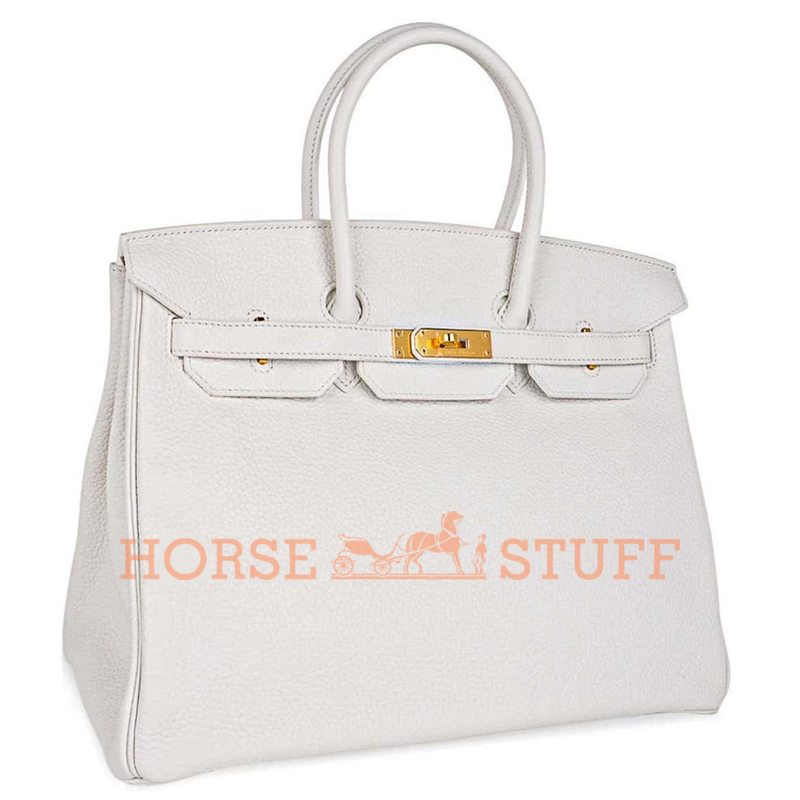 Hermès Birkin 35 White Clemence GHW