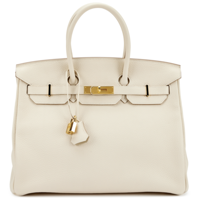 Hermès Birkin 35 Craie Togo GHW