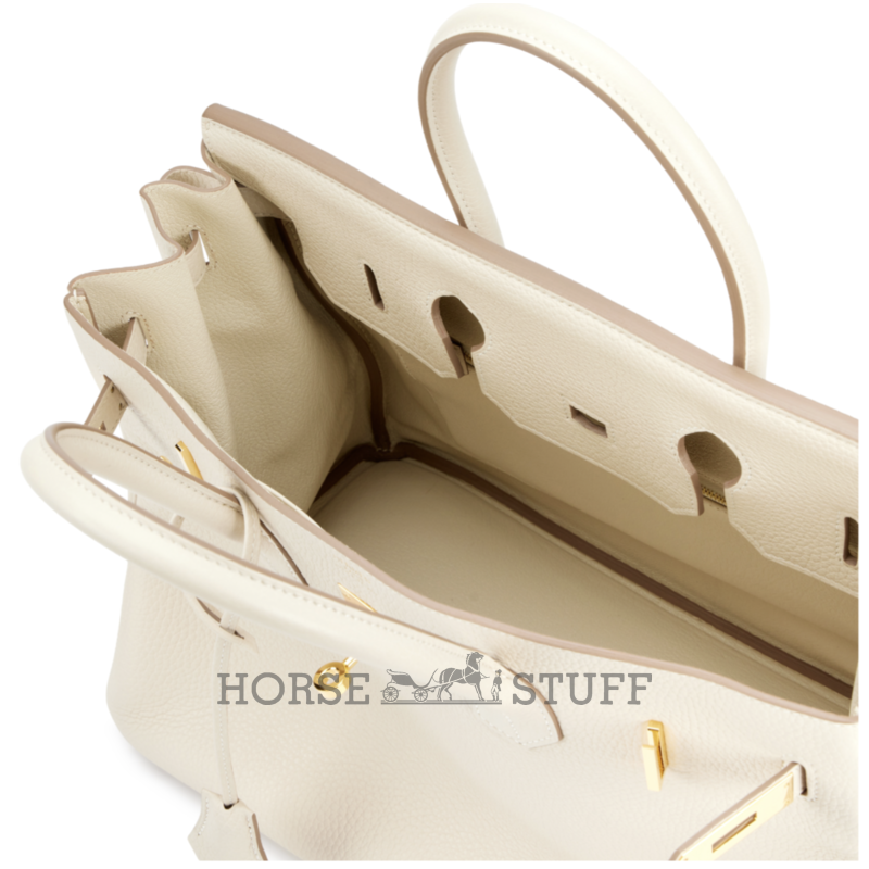 Hermès Birkin 35 Craie Togo GHW
