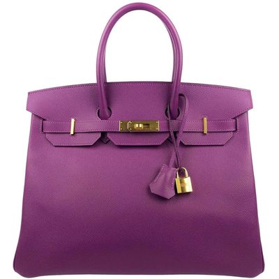 Hermès Birkin 35 Anemone Epsom GHW