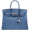 Hermès Birkin 35 Blue Agate Epsom PHW