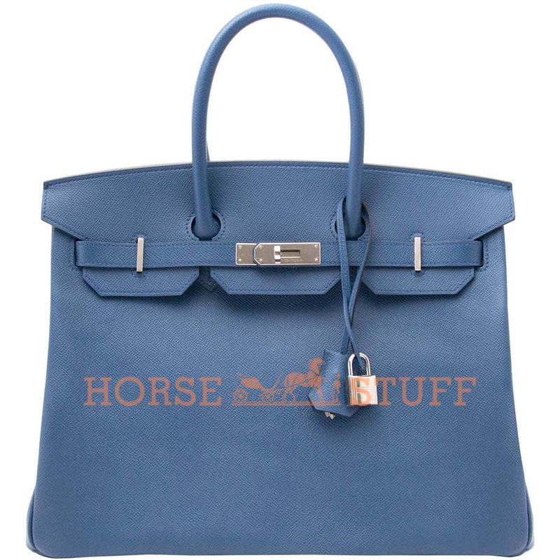 Hermès Birkin 35 Blue Agate Epsom PHW