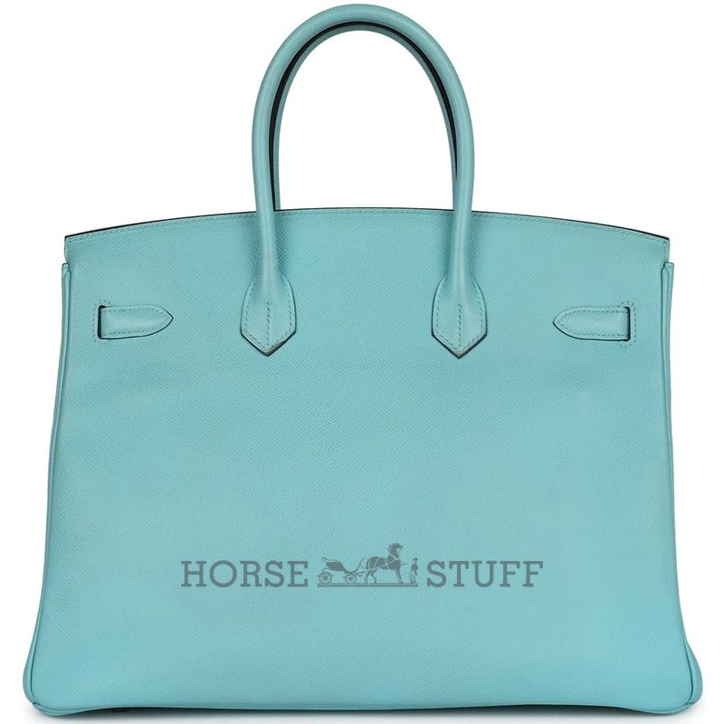 Hermès Birkin 35 Blue Atoll Epsom GHW