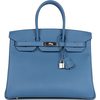 Hermès Birkin 35 Blue Azur Epsom PHW