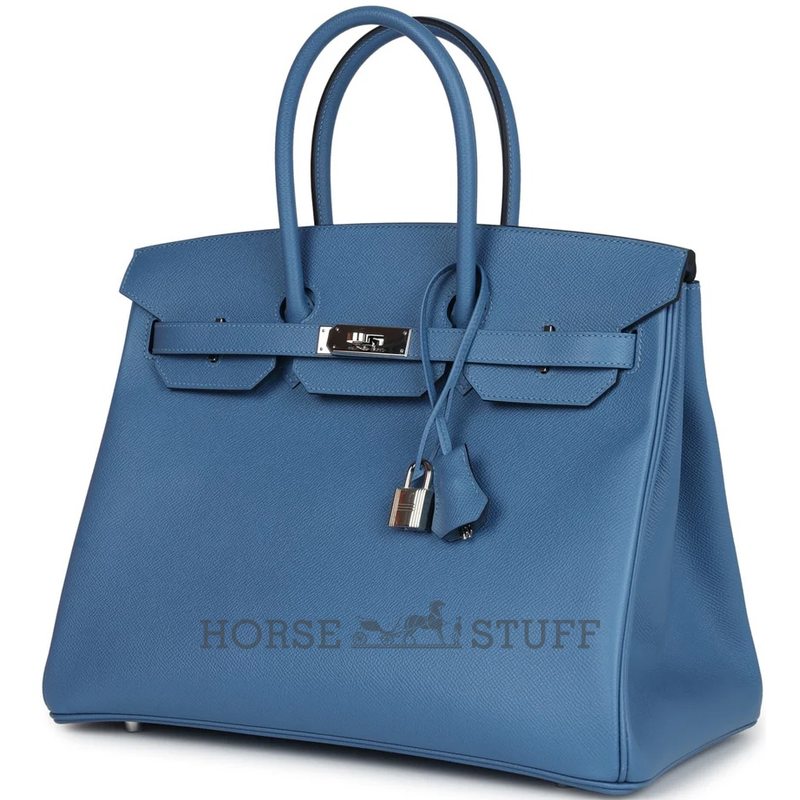 Hermès Birkin 35 Blue Azur Epsom PHW