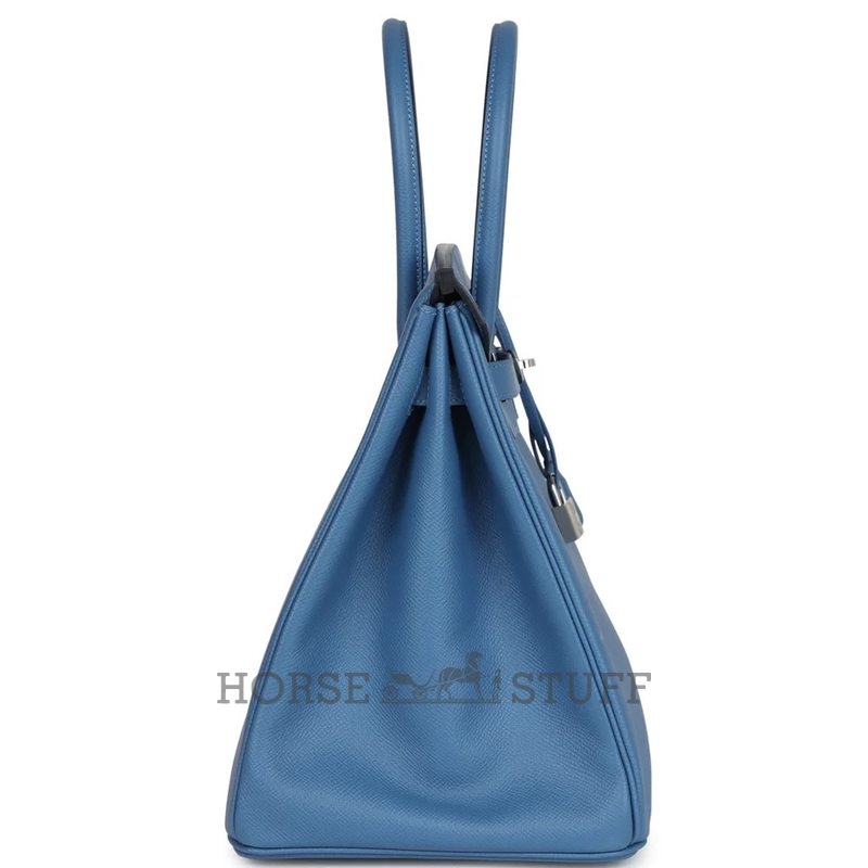 Hermès Birkin 35 Blue Azur Epsom PHW