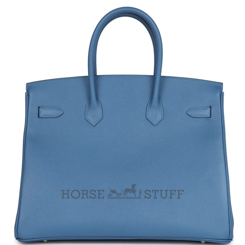 Hermès Birkin 35 Blue Azur Epsom PHW