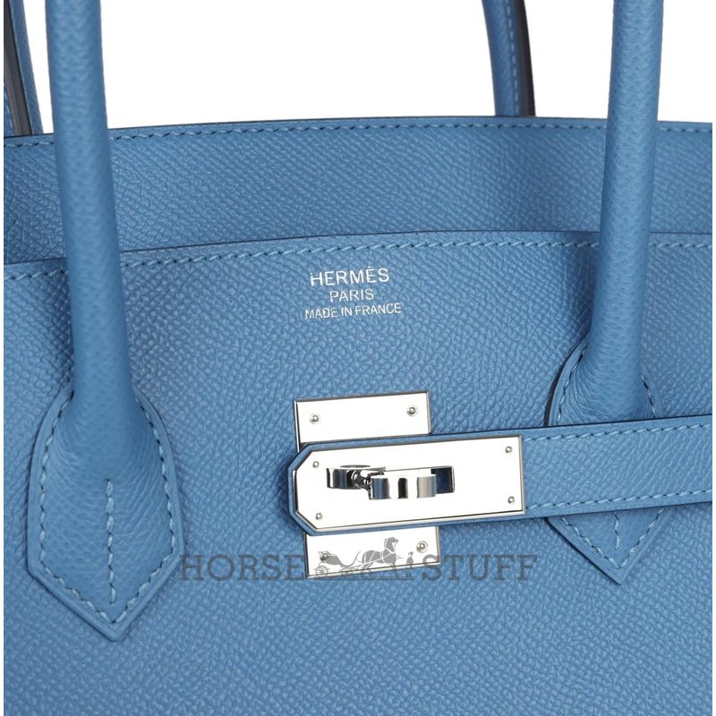 Hermès Birkin 35 Blue Azur Epsom PHW