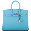 Hermès Birkin 35 Blue de Nord Epsom GHW