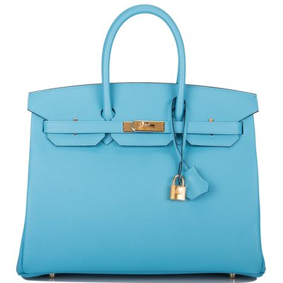 Hermès Birkin 35 Blue de Nord Epsom GHW