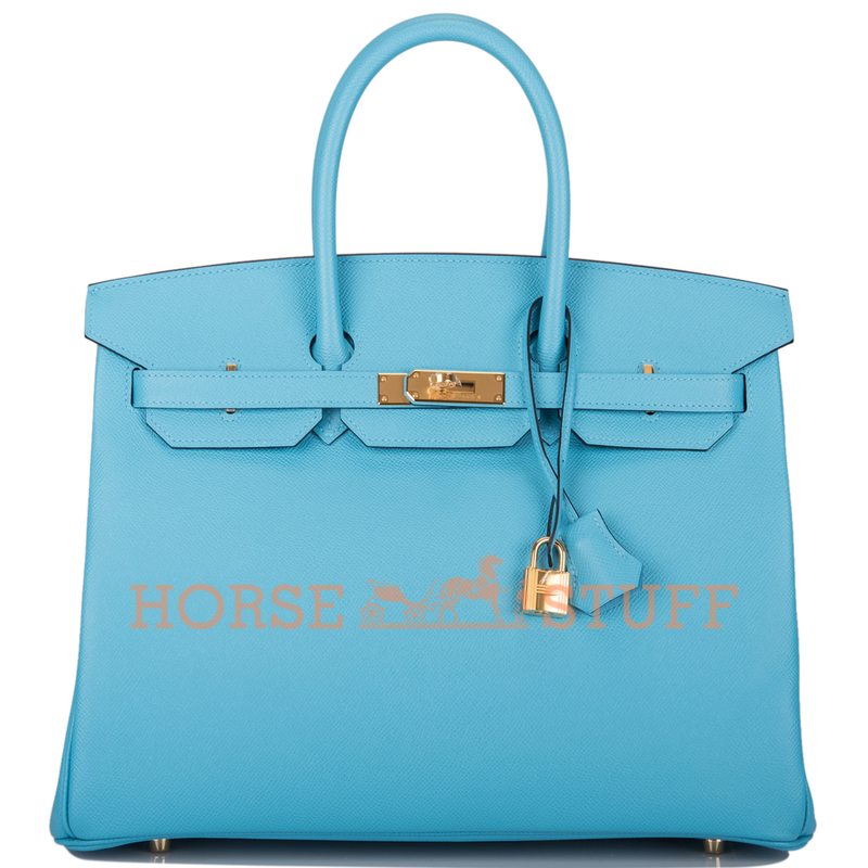 Hermès Birkin 35 Blue de Nord Epsom GHW