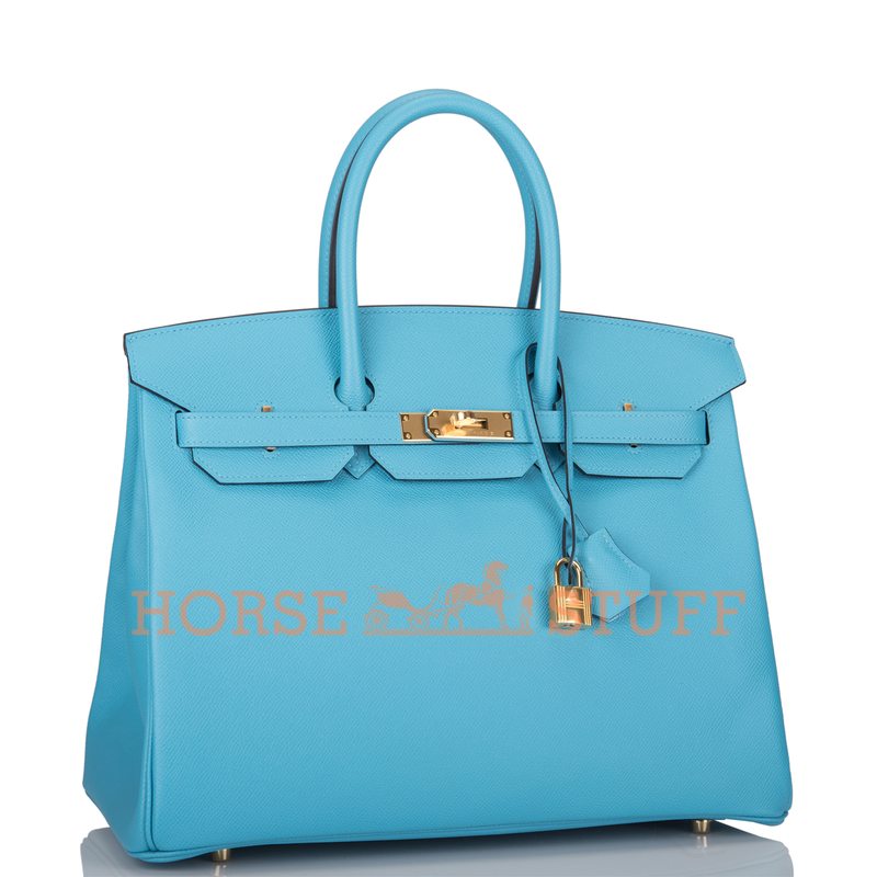 Hermès Birkin 35 Blue de Nord Epsom GHW