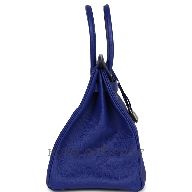 Hermès Birkin 35 Blue Electrique Epsom PHW