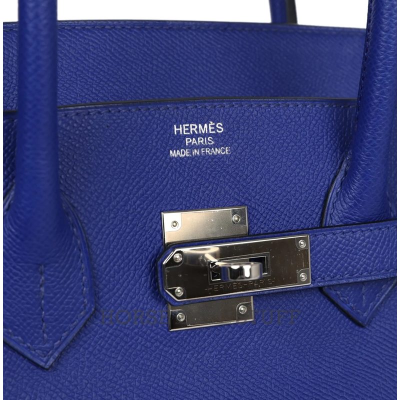 Hermès Birkin 35 Blue Electrique Epsom PHW