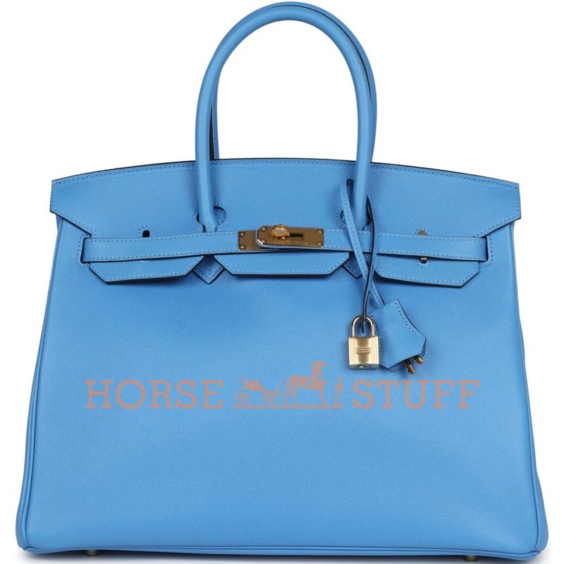 Hermès Birkin 35 Blue Paradise Epsom GHW