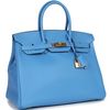 Hermès Birkin 35 Blue Paradise Epsom GHW