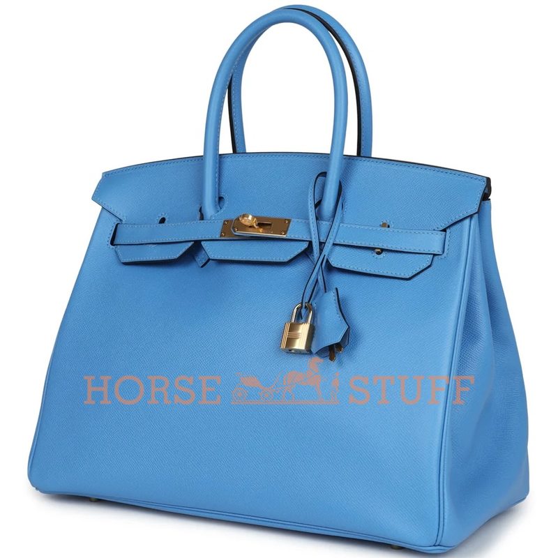 Hermès Birkin 35 Blue Paradise Epsom GHW