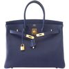 Hermès Birkin 35 Blue Sapphire Epsom GHW