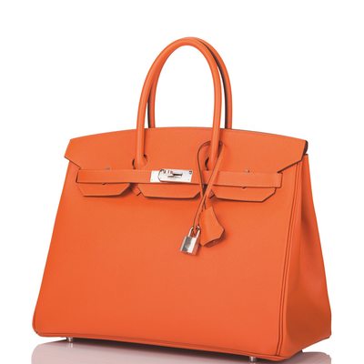 Hermès Birkin 35 Feu Epsom PHW