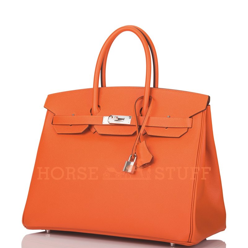 Hermès Birkin 35 Feu Epsom PHW