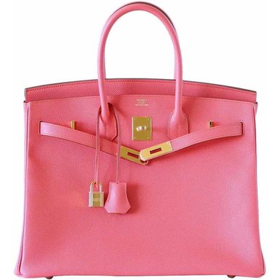 Hermès Birkin 35 Flamingo Epsom GHW