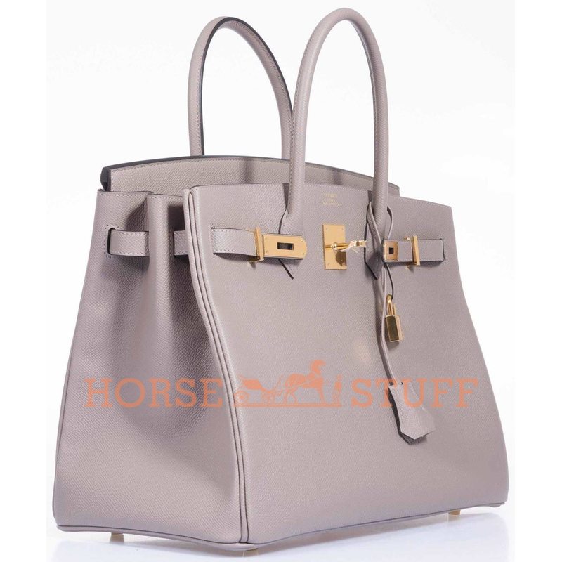 Hermès Birkin 35 Gris Asphalt Epsom GHW