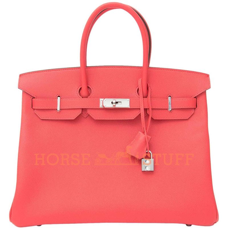 Hermès Birkin 35 Rose Jaipur Epsom PHW