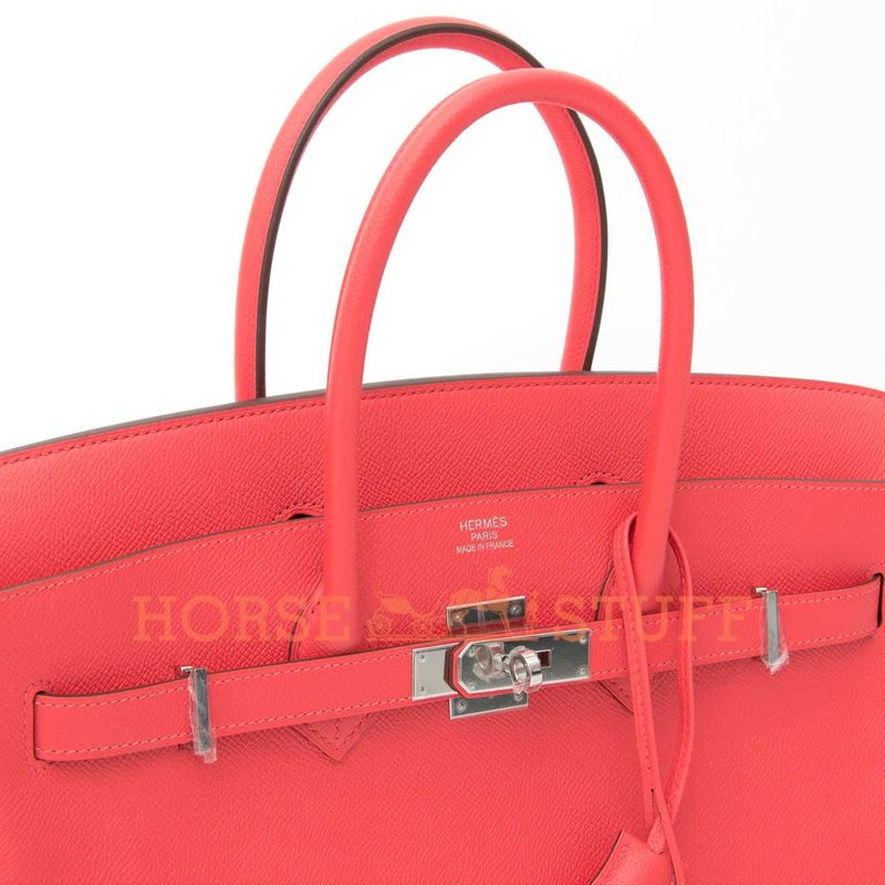 Hermès Birkin 35 Rose Jaipur Epsom PHW