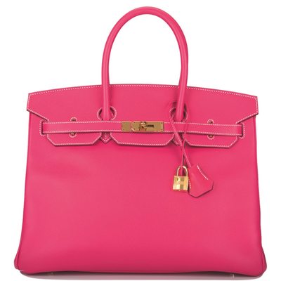 Hermès Birkin 35 Rose Tyrien Epsom GHW