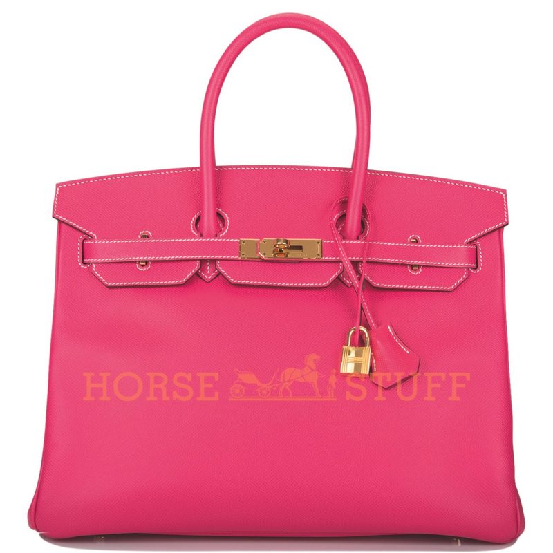 Hermès Birkin 35 Rose Tyrien Epsom GHW