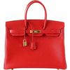 Hermès Birkin 35 Rouge Casaque Epsom GHW