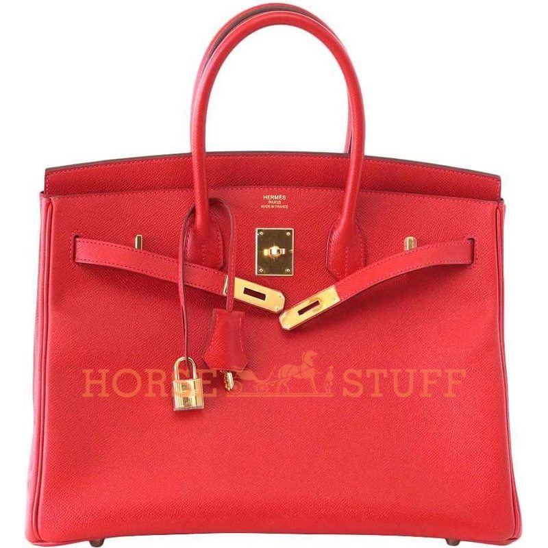 Hermès Birkin 35 Rouge Casaque Epsom GHW