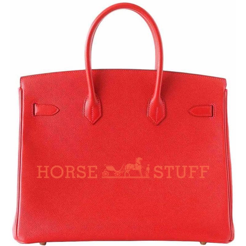 Hermès Birkin 35 Rouge Casaque Epsom GHW