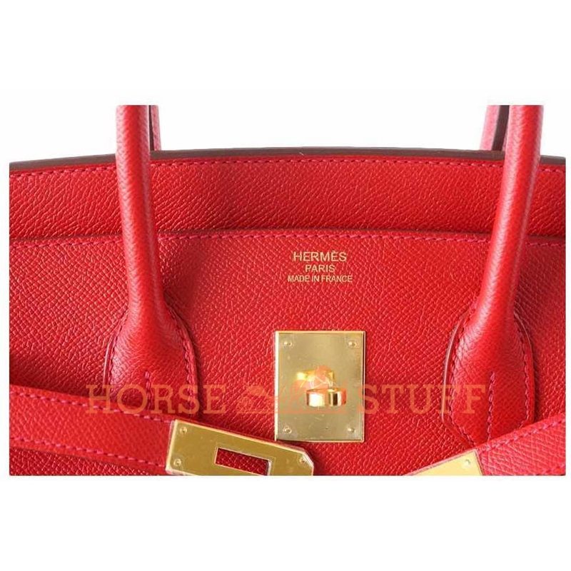 Hermès Birkin 35 Rouge Casaque Epsom GHW