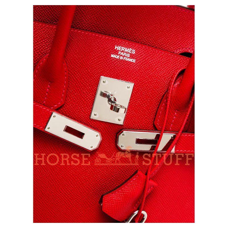 Hermès Birkin 35 Rouge Casaque Epsom PHW