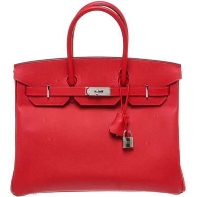 Hermès Birkin 35 Rouge Casaque Epsom PHW