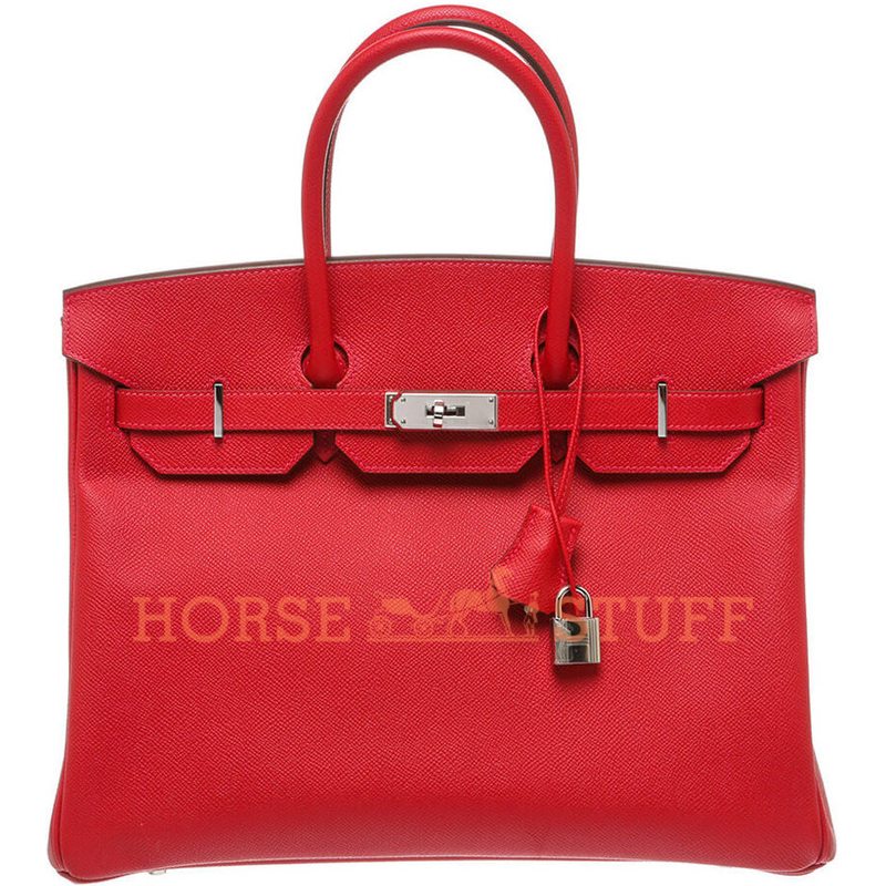 Hermès Birkin 35 Rouge Casaque Epsom PHW