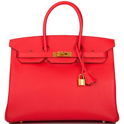 Hermès Birkin 35 Rouge Tomate Epsom GHW