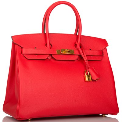 Hermès Birkin 35 Rouge Tomate Epsom GHW