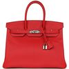 Hermès Birkin 35 Rouge Tomate Epsom PHW