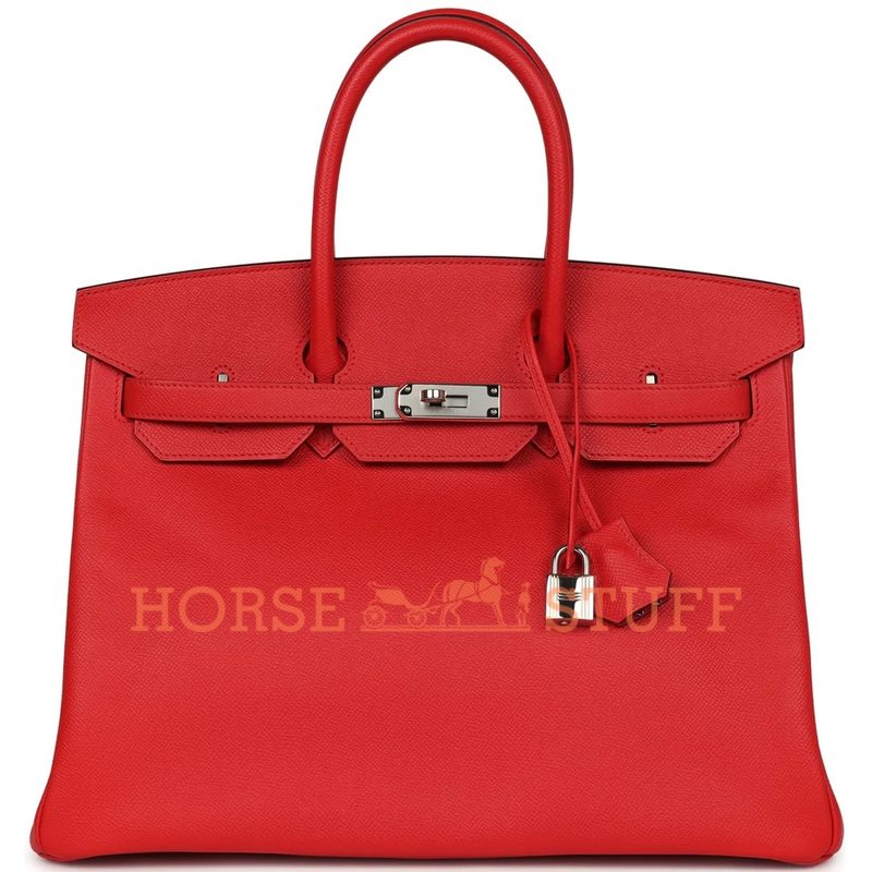 Hermès Birkin 35 Rouge Tomate Epsom PHW