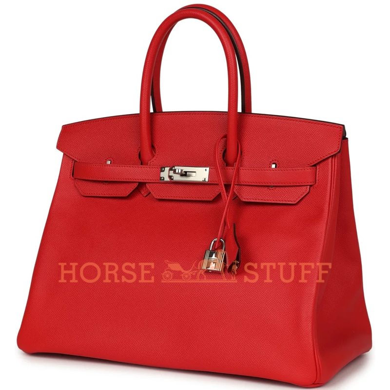 Hermès Birkin 35 Rouge Tomate Epsom PHW