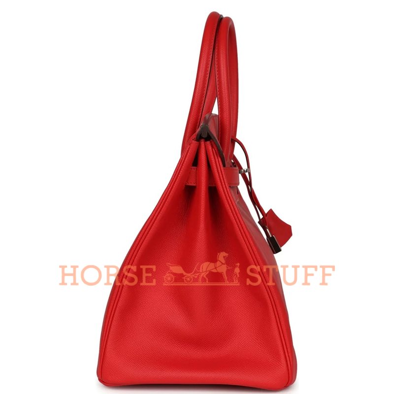 Hermès Birkin 35 Rouge Tomate Epsom PHW