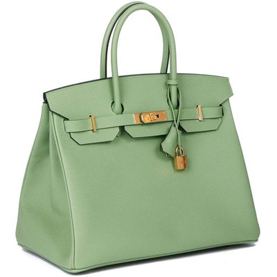 Hermès Birkin 35 Vert Criquet Epsom GHW