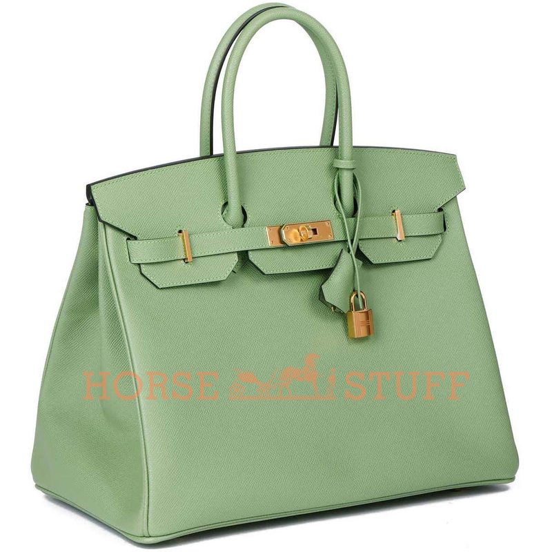 Hermès Birkin 35 Vert Criquet Epsom GHW