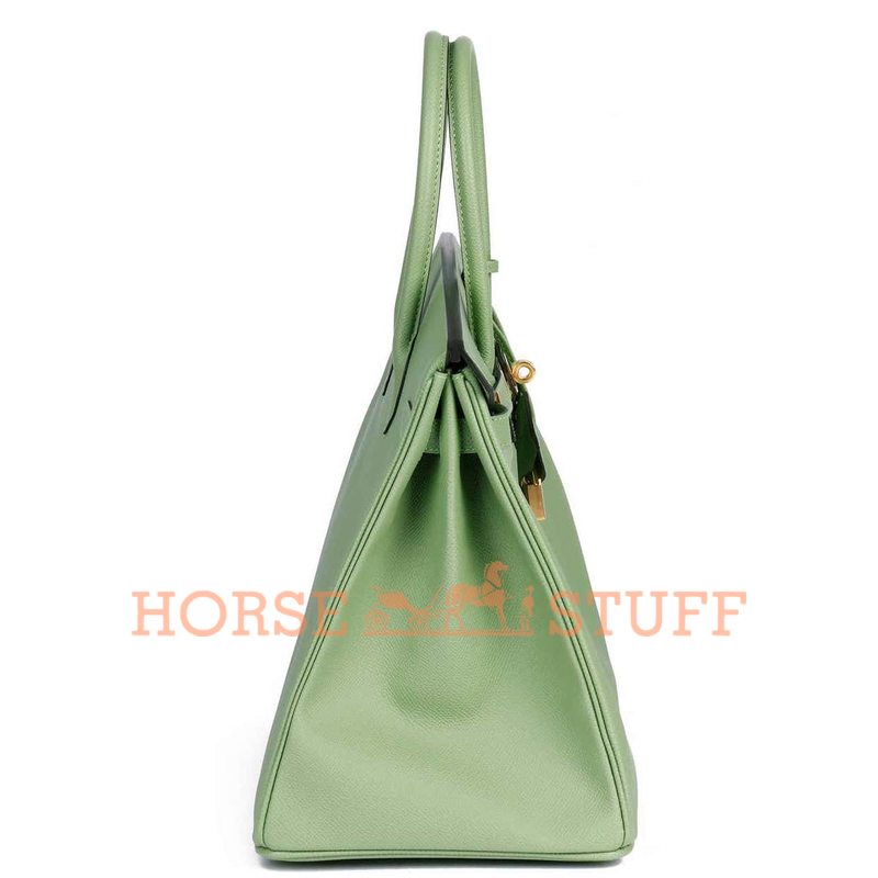 Hermès Birkin 35 Vert Criquet Epsom GHW