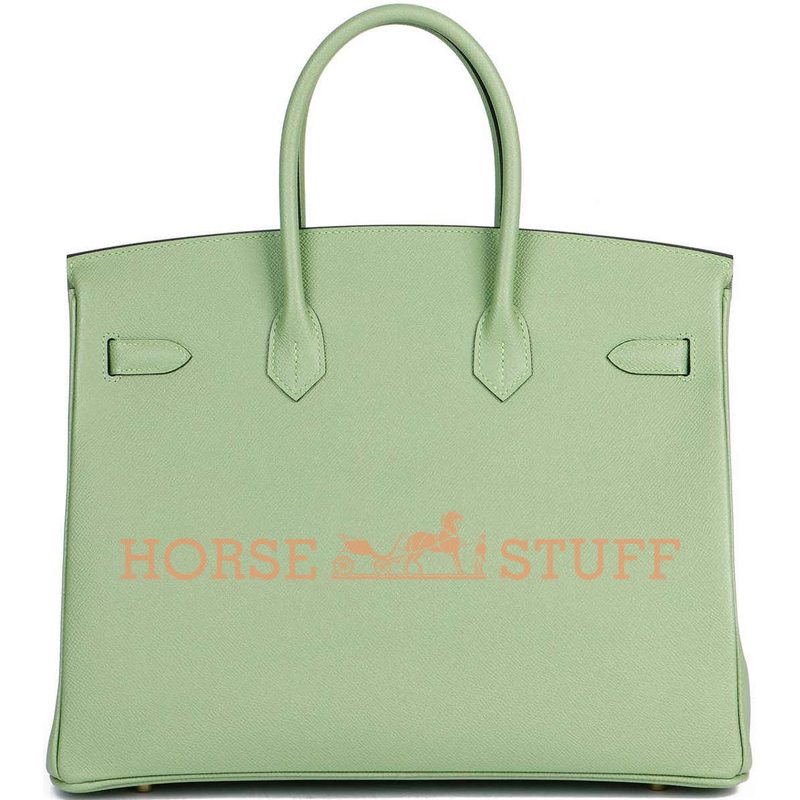 Hermès Birkin 35 Vert Criquet Epsom GHW